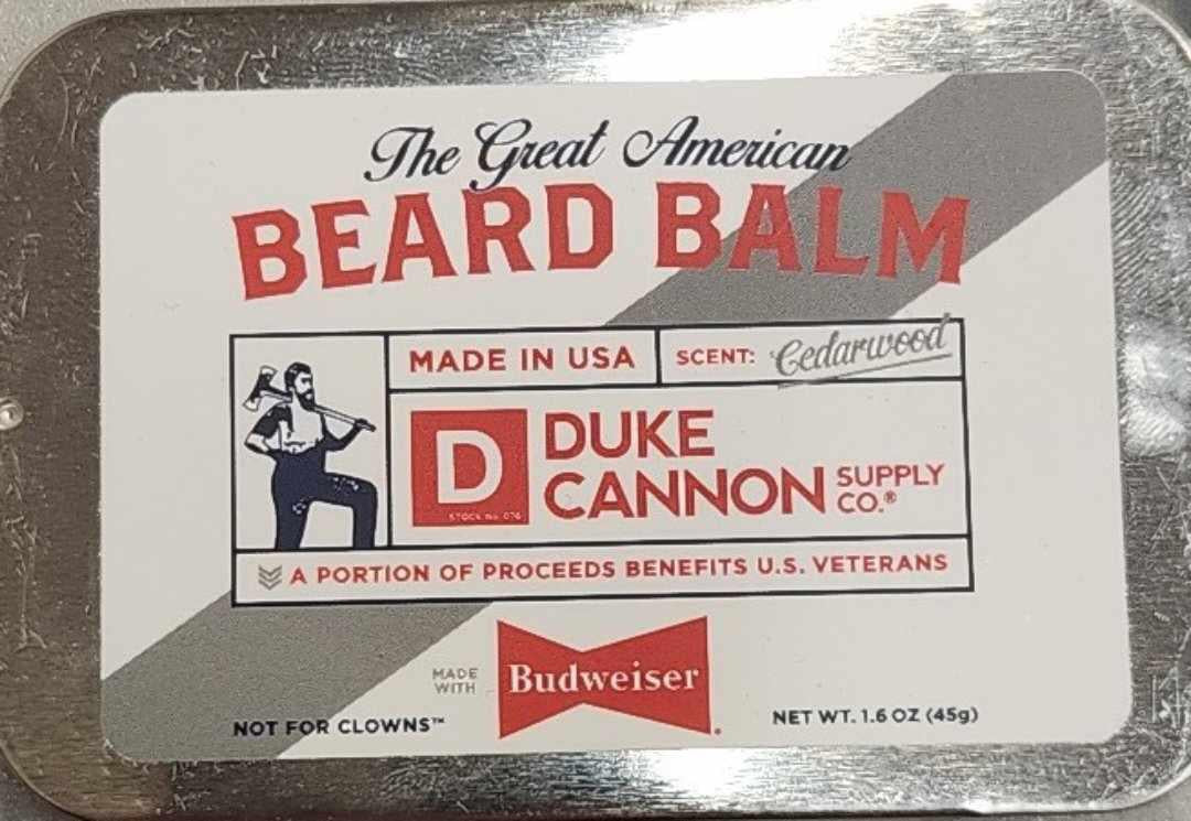 Duke Cannon Great American Budweiser Beard Balm