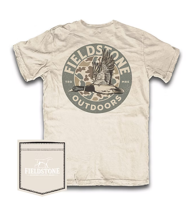 Mallard Shield Tee in Ivory
