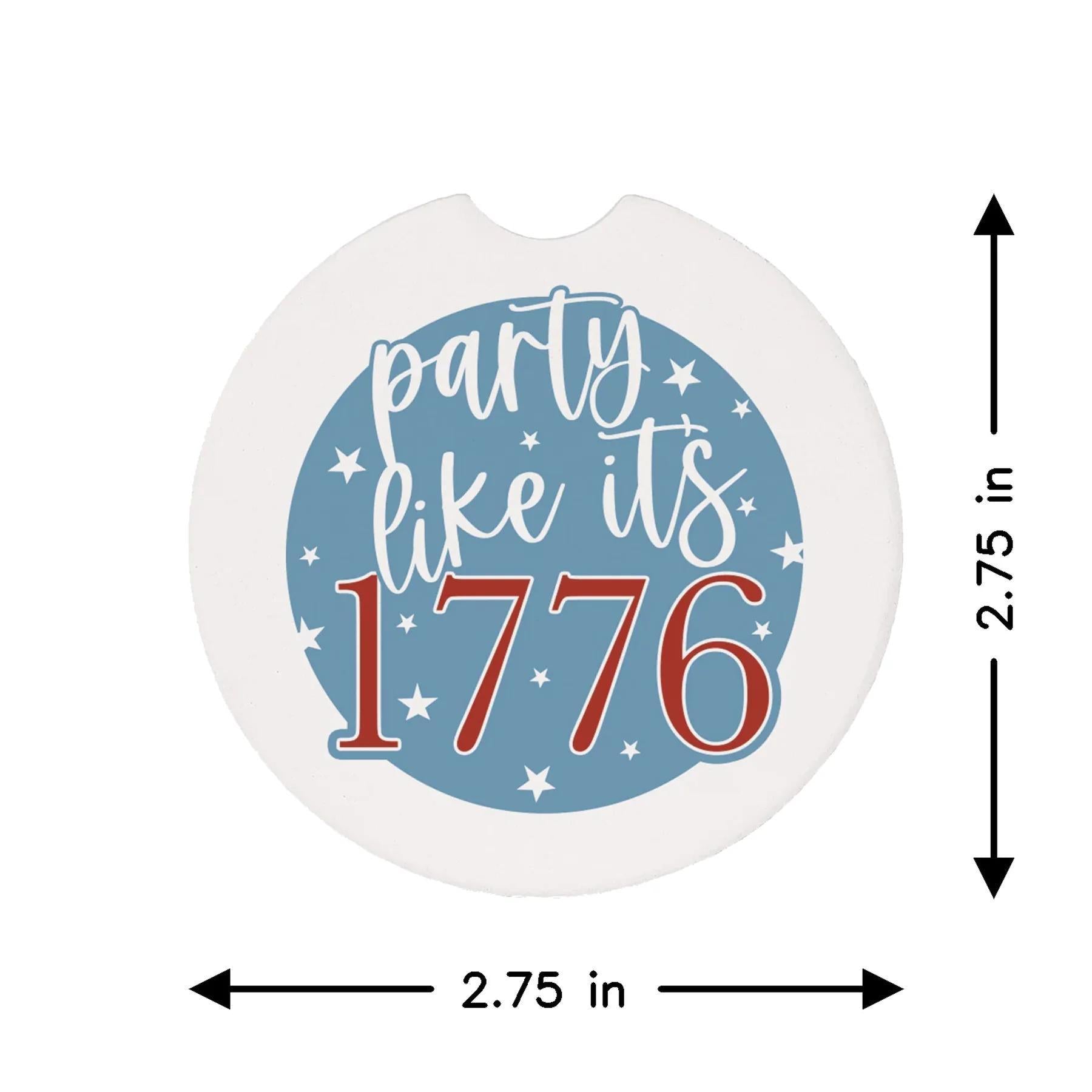 Party 1776 Bow Car Coaster Set