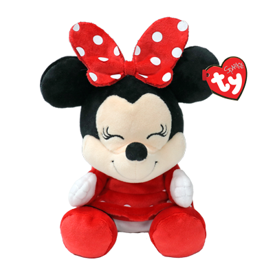 Soft Minnie Mouse Ty Beanie