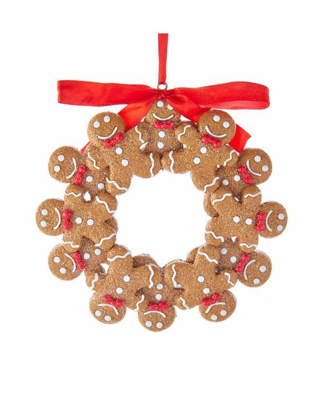 Gingerbread Boy Wreath Ornament