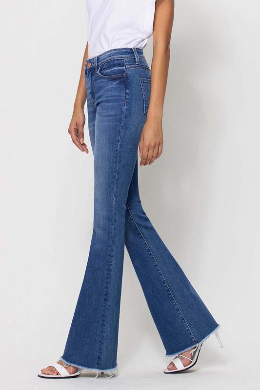 Alison Raw Hem Flares