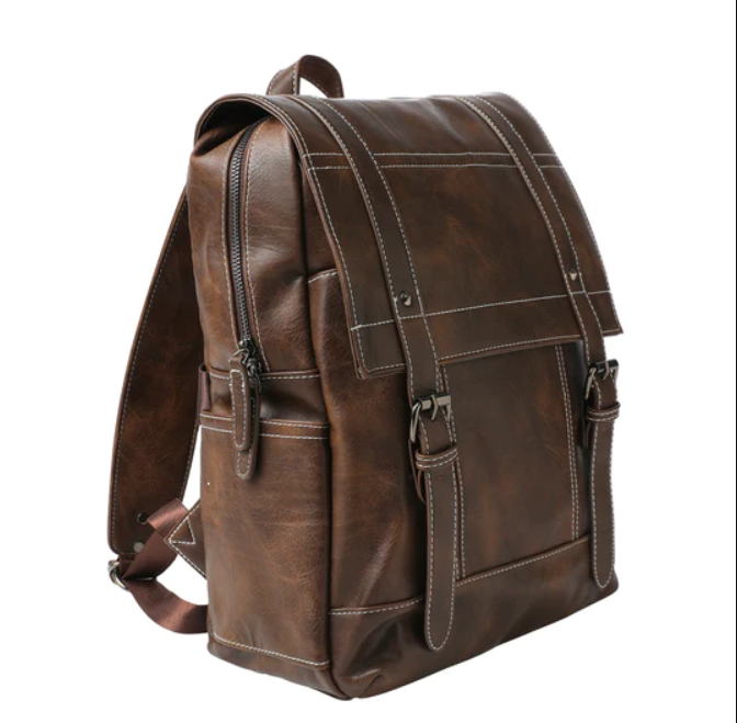 Drake Vegan Leather Backpack