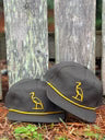 Heron Embroidered Rope Hat | Olive