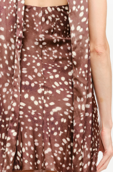 Penny Deer Dotted Dress