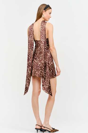 Penny Deer Dotted Dress