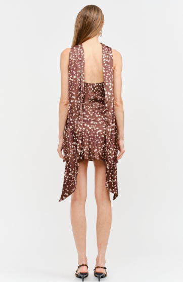 Penny Deer Dotted Dress