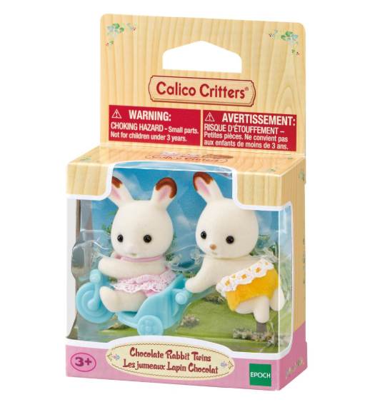 Calico Critters® Chocolate Rabbit Twins