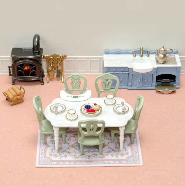 Calico Critters® Red Roof Riverside Manor Elegant Dining Room