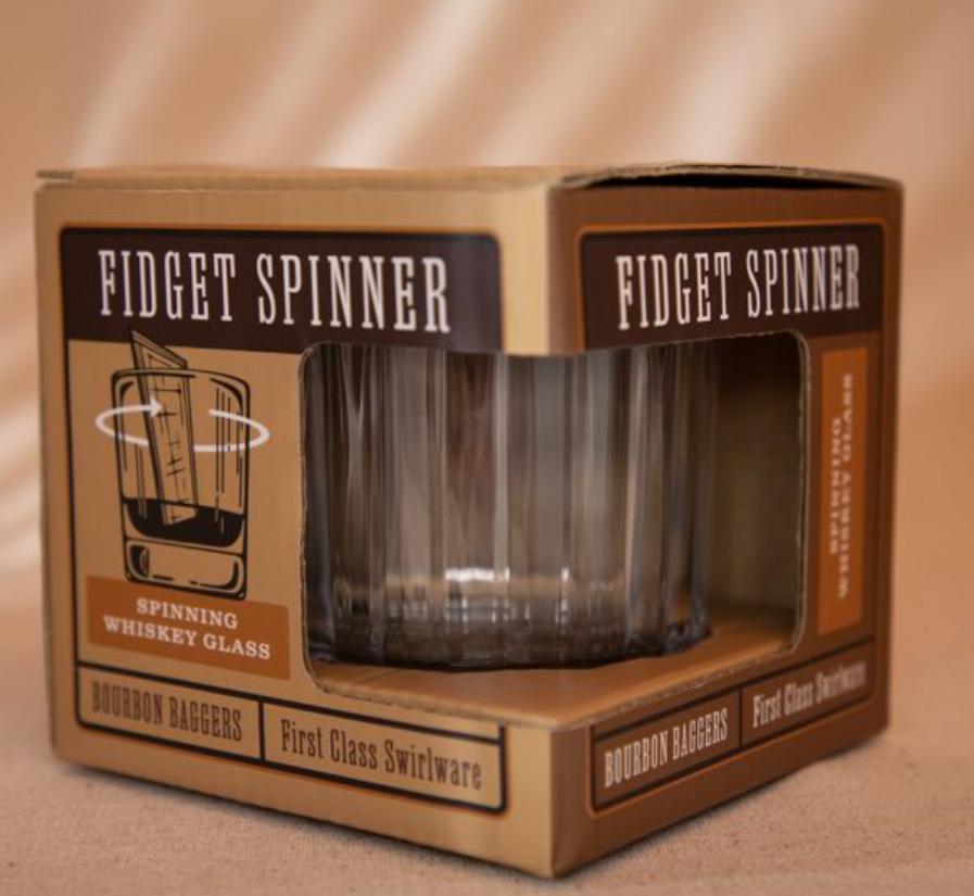 Fidget Spinner Whiskey Glasses