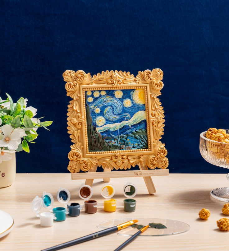 Craft Hero Muddies™ - Starry Night - 3D DiY Wall Frame