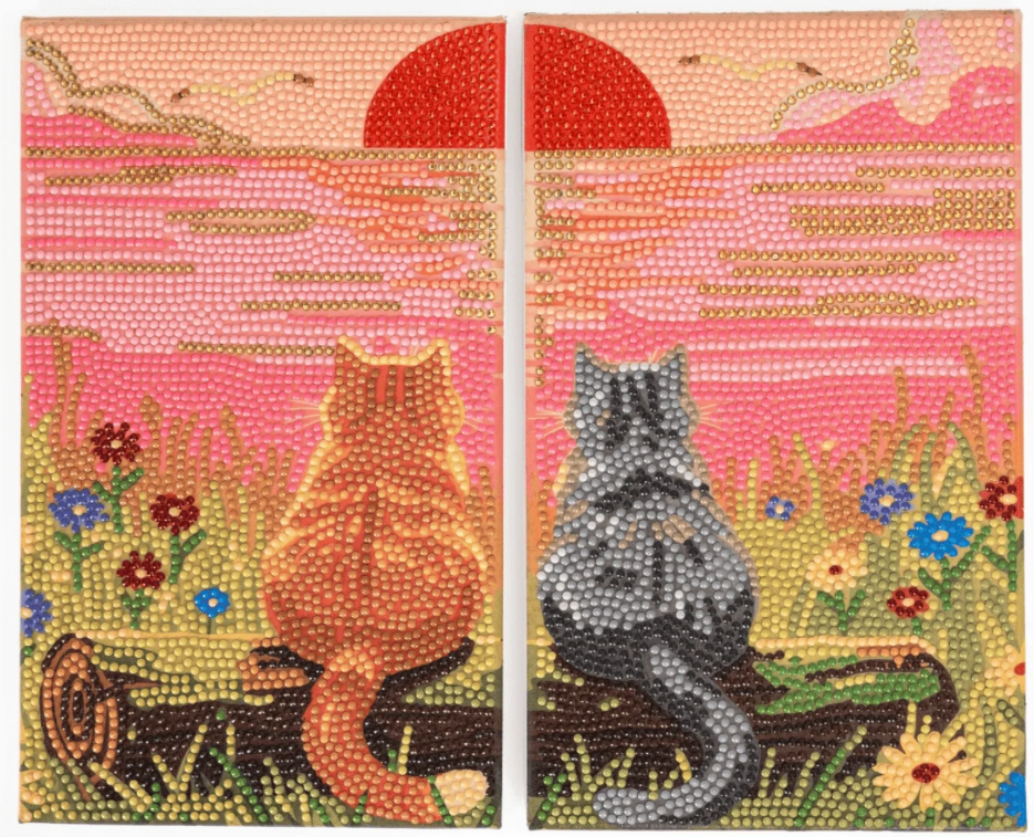 Craft Hero Pixelpop™ - Sunset for Two - Date Night Diamond Art Kit