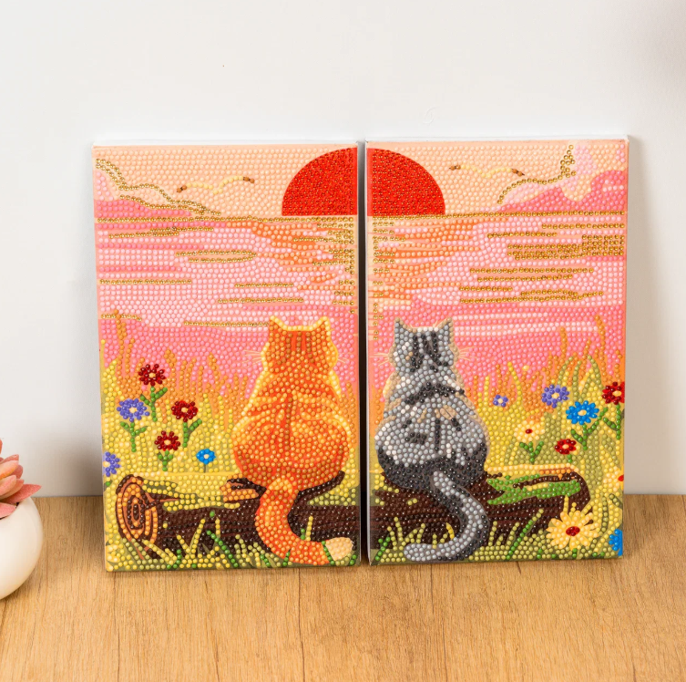 Craft Hero Pixelpop™ - Sunset for Two - Date Night Diamond Art Kit