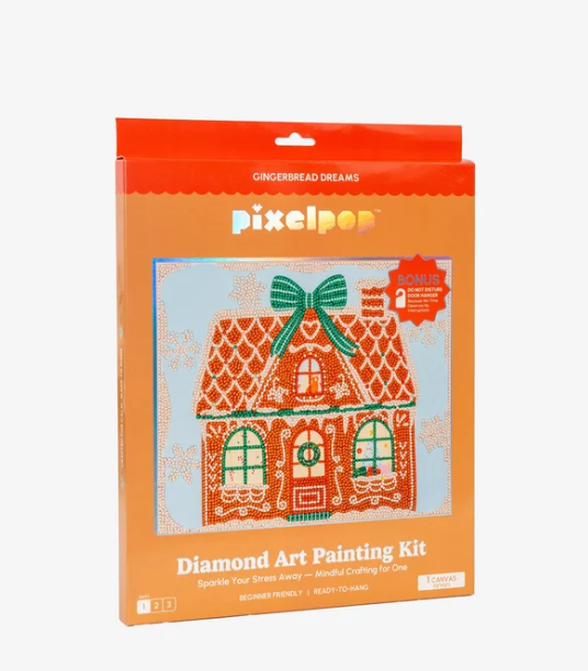 Craft Hero Pixelpop™ - Gingerbread Dreams - Diamond Art Reset Kit