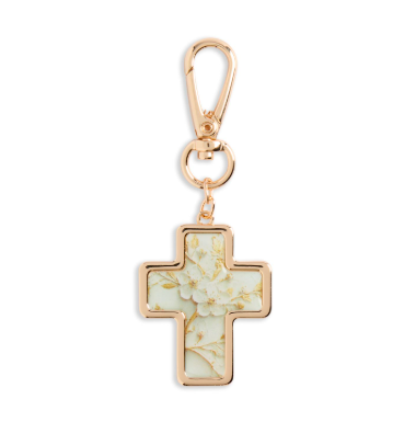 Gold Faith Bag Charm - 4in