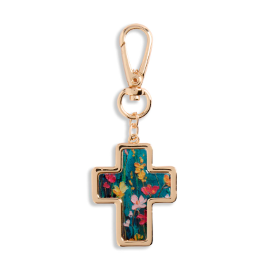 Gold Blessed Bag Charm - 4in