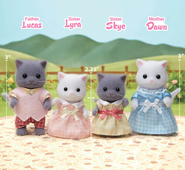 Calico Critters® Persian Cat Family