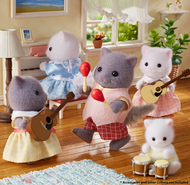 Calico Critters® Persian Cat Family