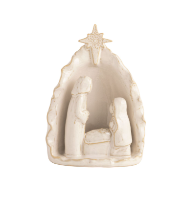 Stoneware Nativity