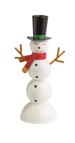 Large Snowman Taper Holder