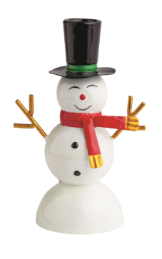 Small Snowman Taper Holder