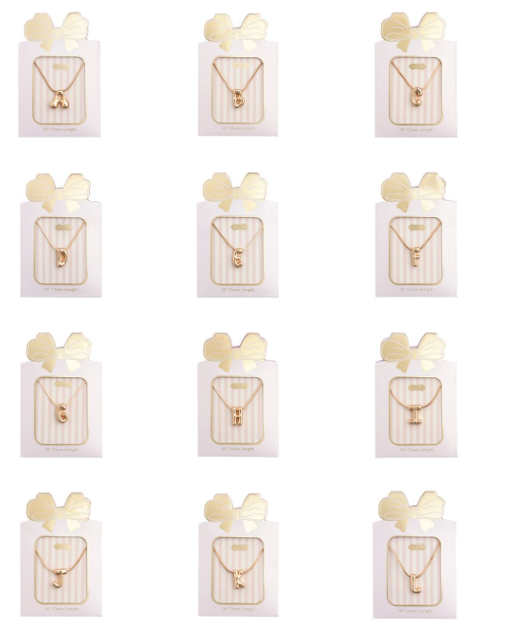 Initial Necklaces