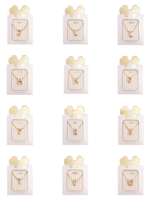 Initial Necklaces