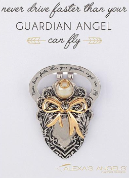 GUARDIAN ANGEL VISOR CLIP - 3 Assorted Styles