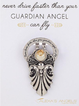 GUARDIAN ANGEL VISOR CLIP - 3 Assorted Styles