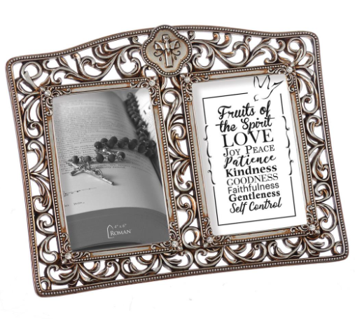 9"H CONFIRMATION DOUBLE FRAME HOLDS 2 4X6