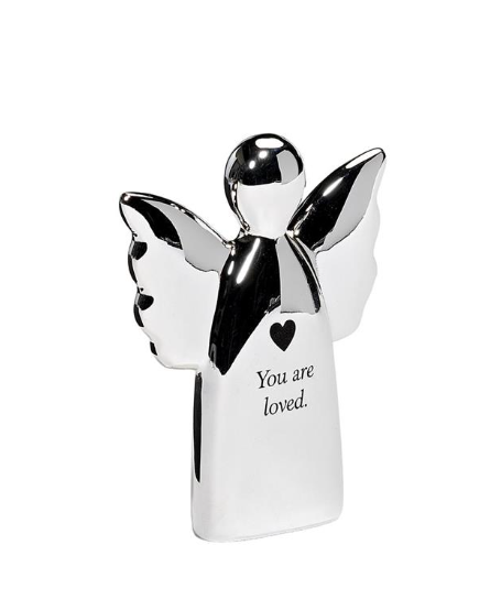 3.25"H YOU ARE LOVED ANGEL FIGURE; CAROLINE COLLECTION