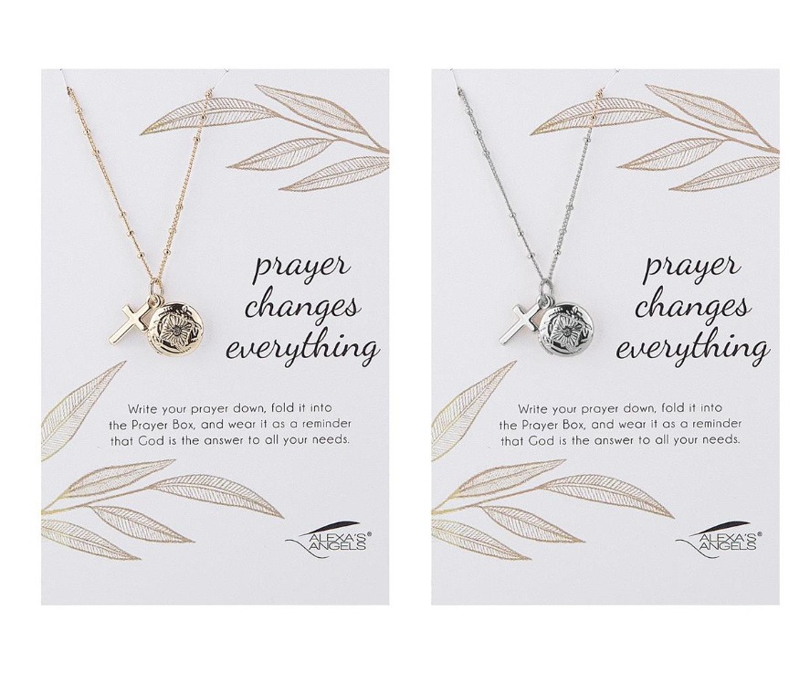 Prayer Changes Everything Locket Necklaces