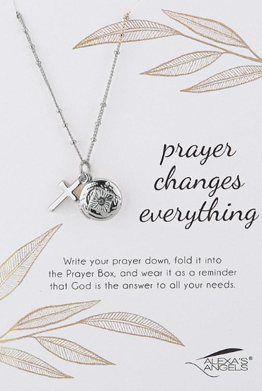 Prayer Changes Everything Locket Necklaces