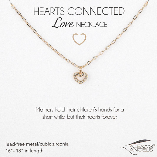 Gold Hearts Connected - MOTHER OF # - Jewelry