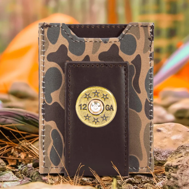 Old School Camo Front Pocket Wallet