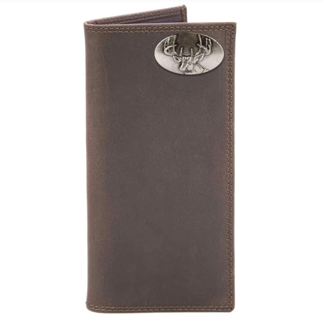 Light Brown Crazy Horse Roper Wallet