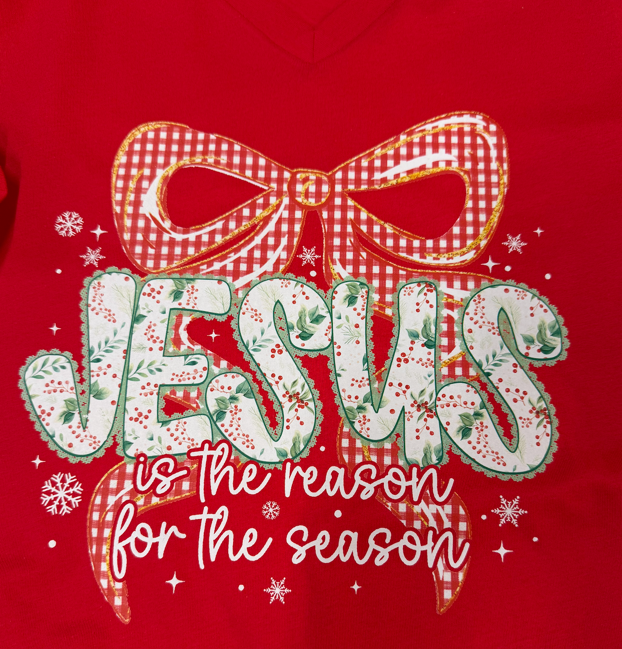 Jesus Season V Neck