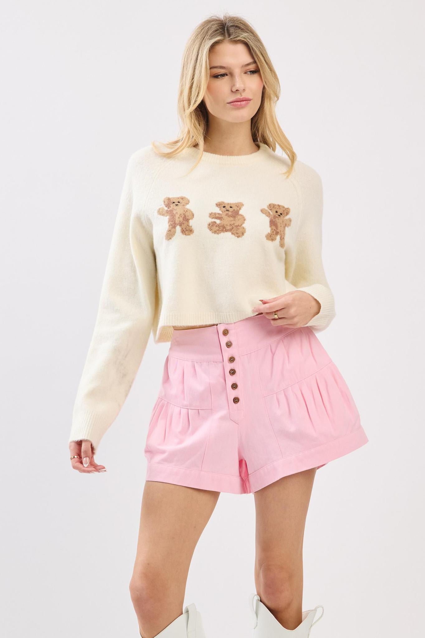 Ivory Three Bears Sweater