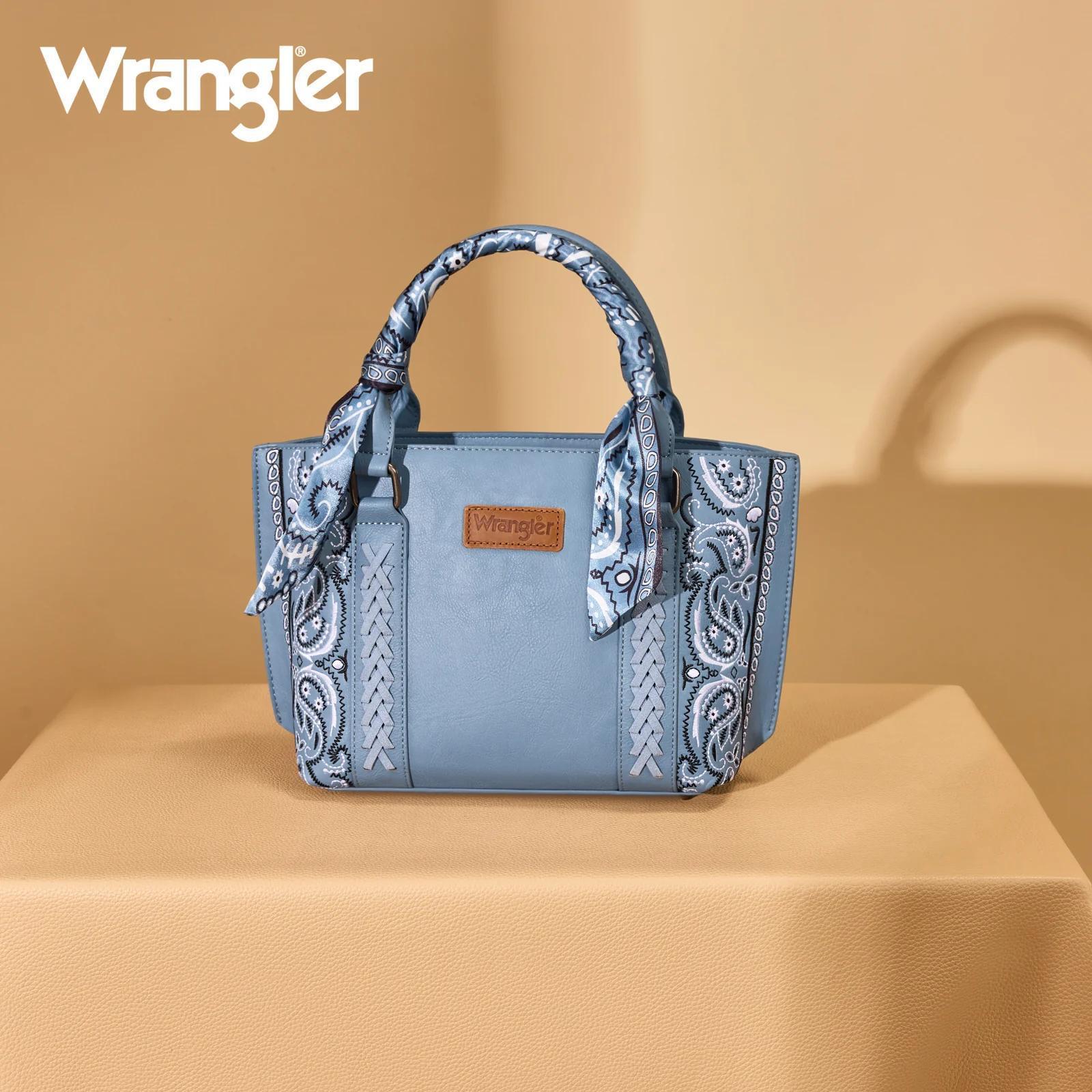 Wrangler Bandana Paisley Print Tote/Crossbody