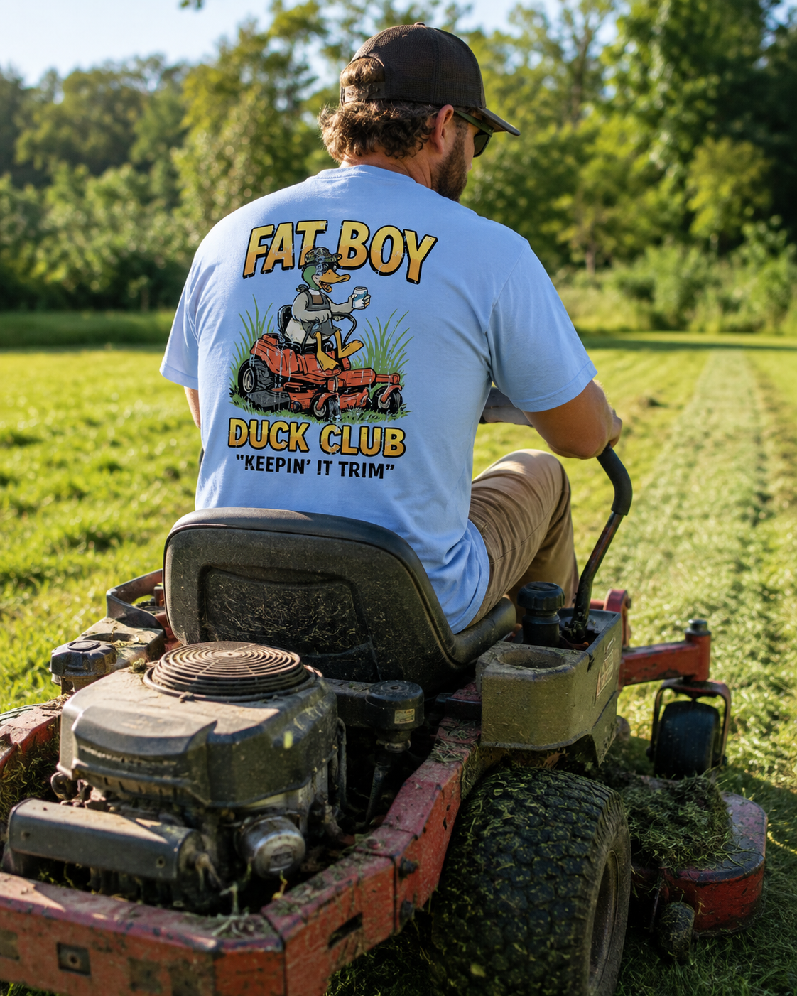 Mower Tee - Washed Denim