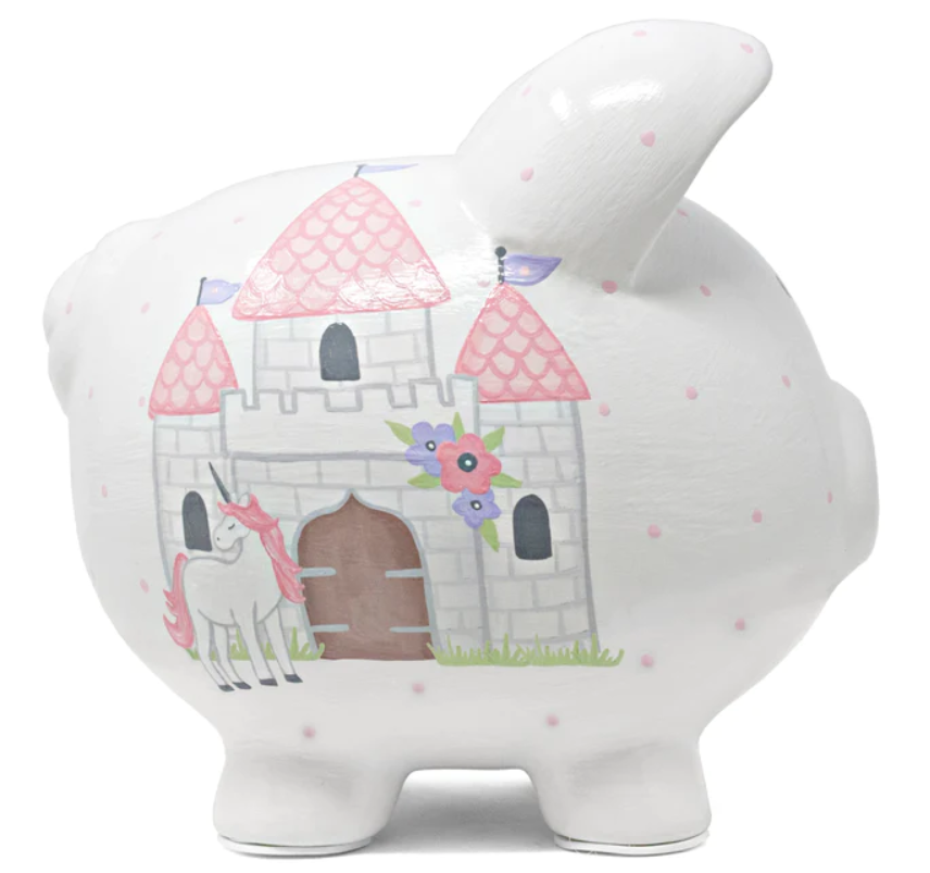 Unicorn Castle Piggy Bank