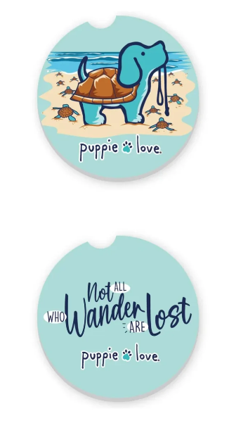 Wander Lost Turtle Pup Car Coaster