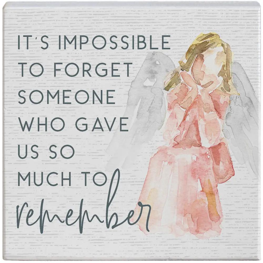 Sincere Surroundings Block Signs 5.25" x 5.25"