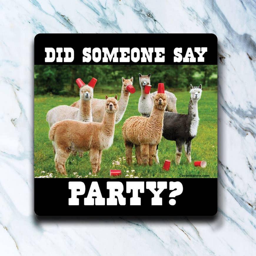 Alpaca Party Coaster