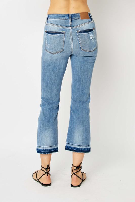 Release Hem Crop Jeans