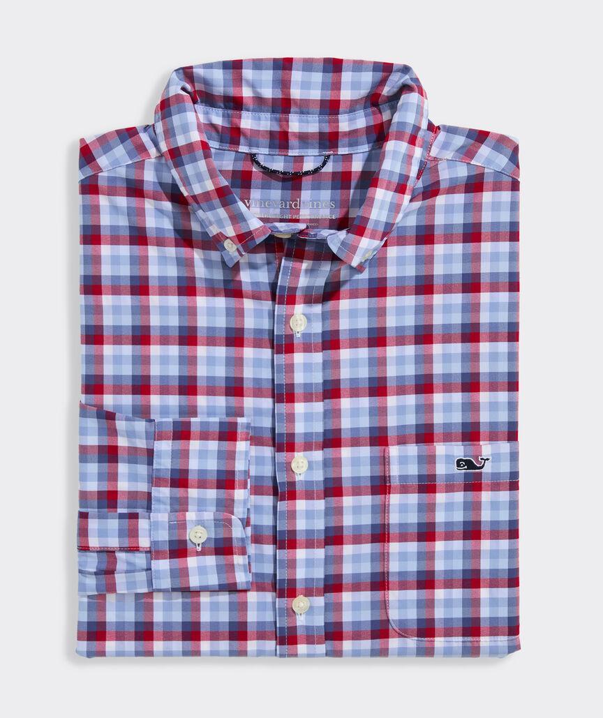 Performance Grenadine Check Featherweight Shirt