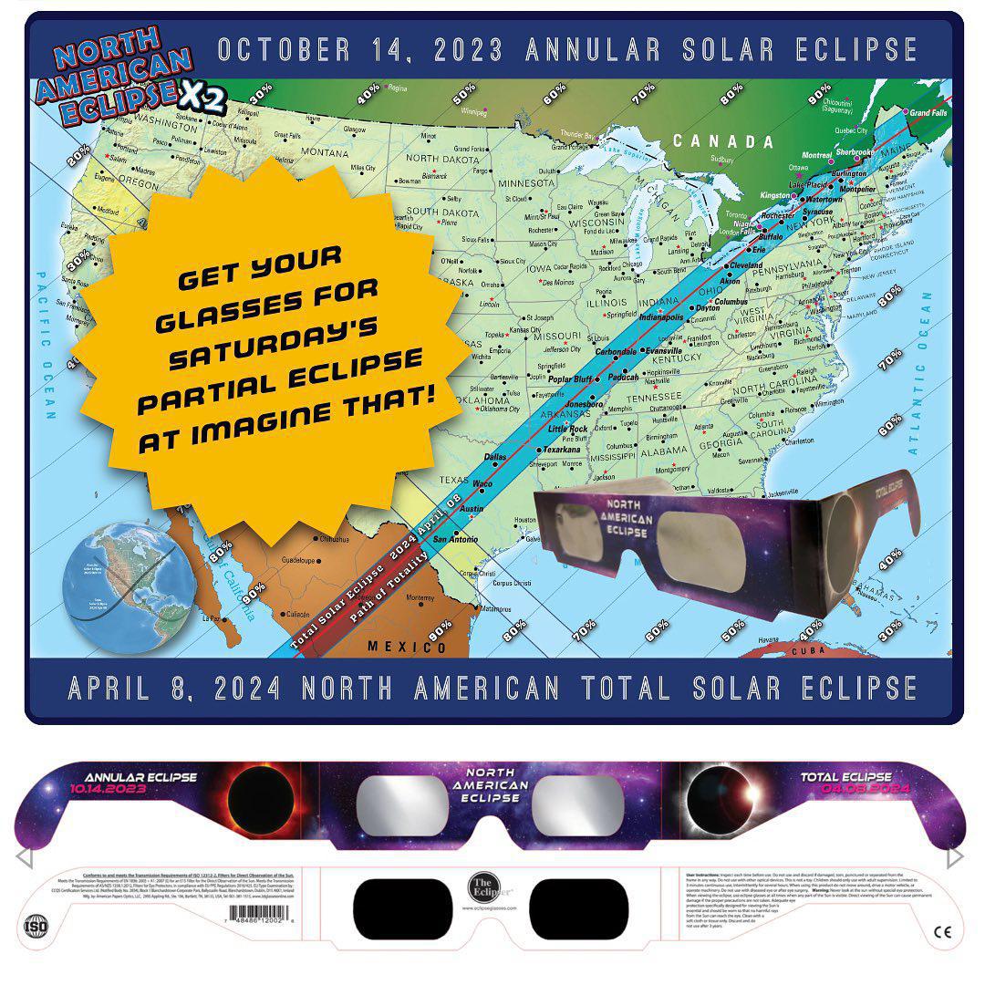 Solar Eclipse and Annular Eclipse UV Coated Glasses