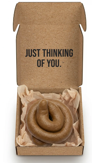 Mystery Turd (fake poop) prank gift