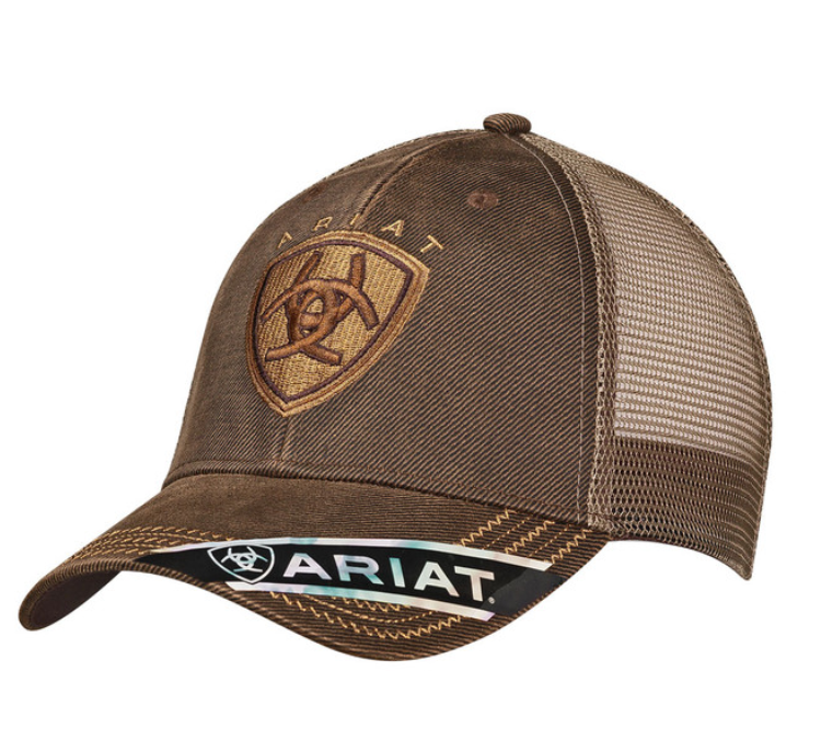 ARIAT BROWN OILSKIN KHAKI HAT