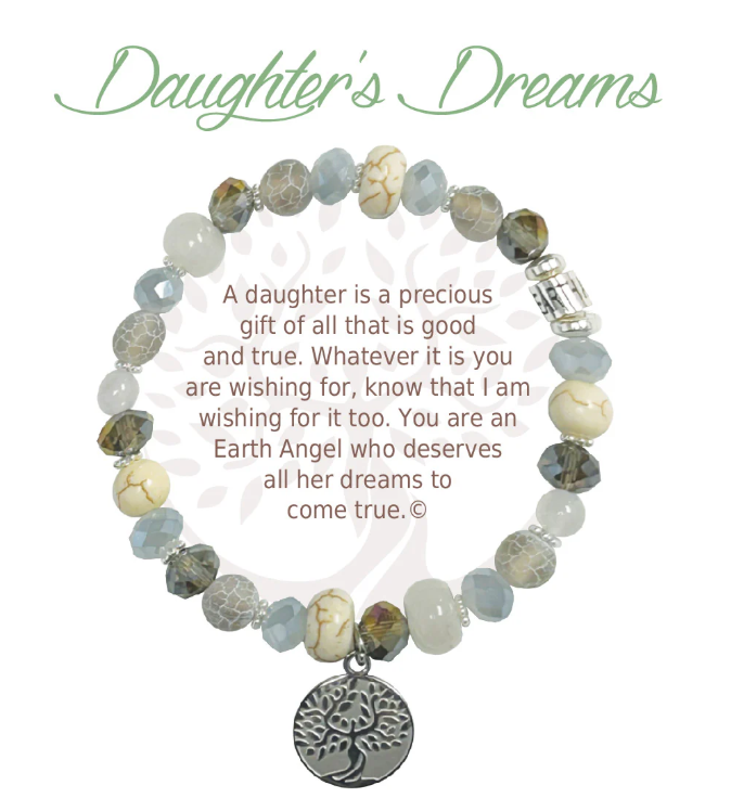 Earth Angel Natural Stone Bracelet - Daughter's Dreams